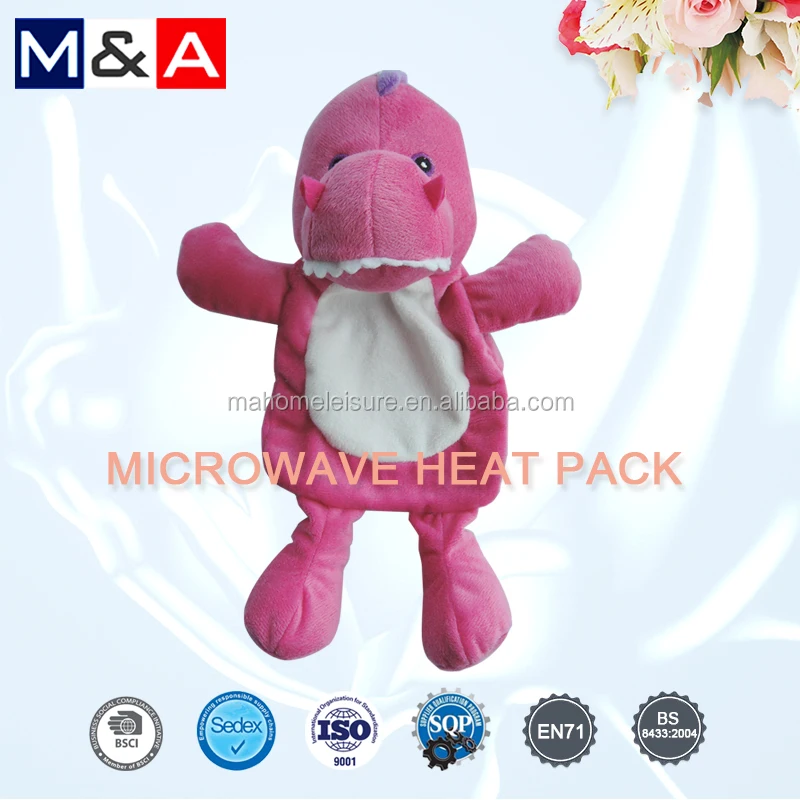 Microwaveable Plush animal toy heat packs