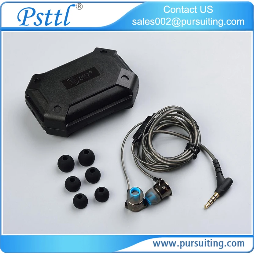 QKZ DM7 Metal Stereo Noise Isolating Heavy Bass Wired Earphone fone de ouvido