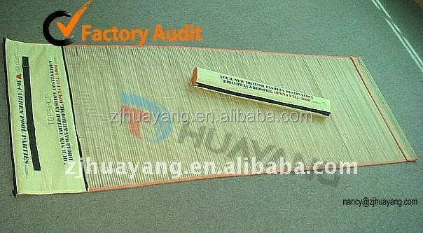 HUAYANG 90x180cm rolling camping Straw beach mat