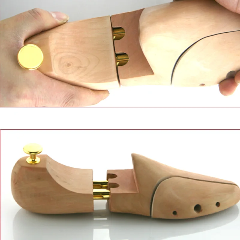 
Wholesale Adjustable Shoes Tree Support Stretcher Lotus Wooden Custom LOGE Shoe Trees 