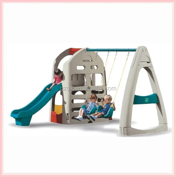 Guangzhou good quality  kids play house slip and slide