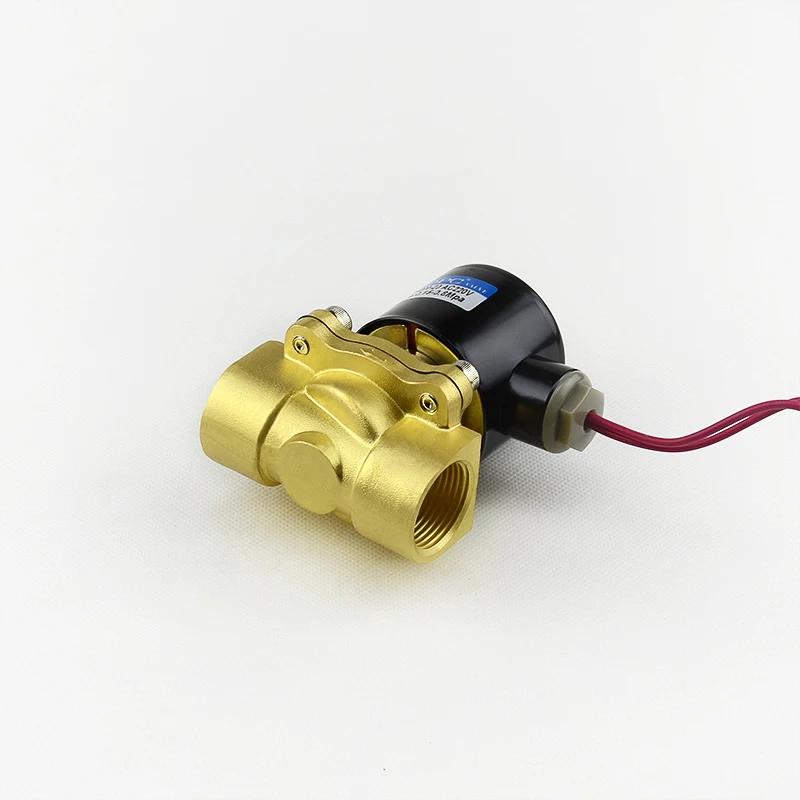 2W Series 2 Position 2 Way AC220V Brass Solenoid Valve 2W200-20