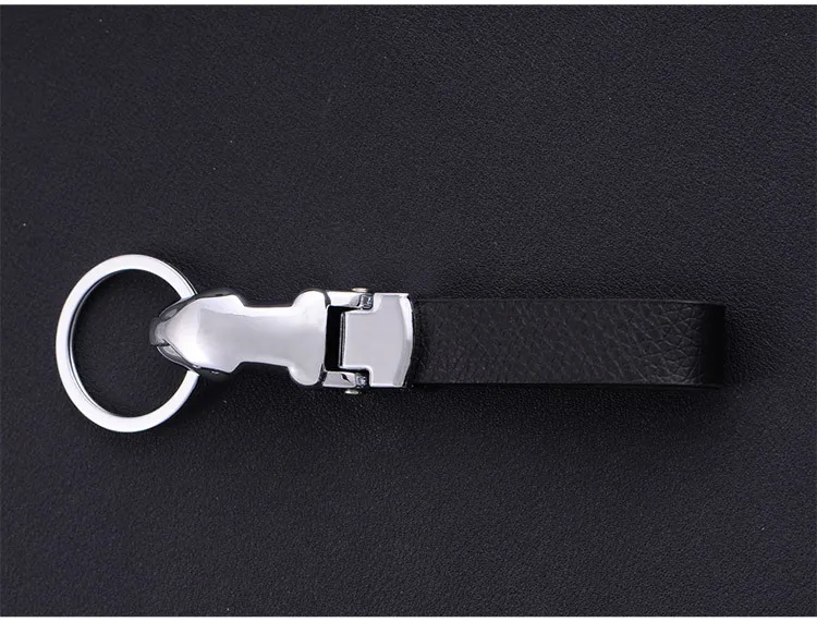 Wholesale Hotsell Panther Metal&Leather Keychain Creative Gift Keychain