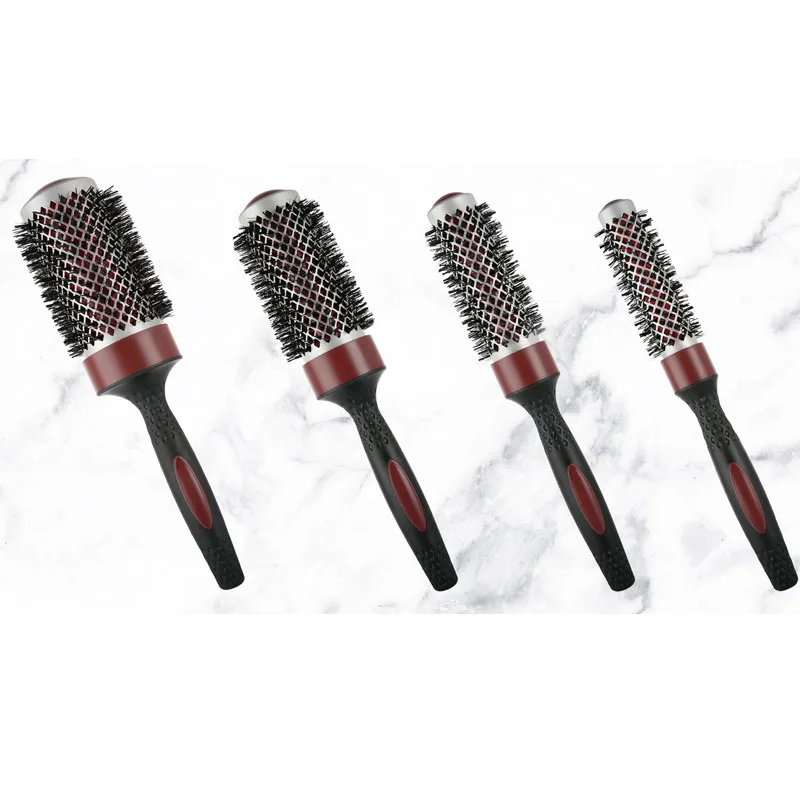 Salon Comb Barrel Blow Dry Hair Round Brush In 4 Sizes