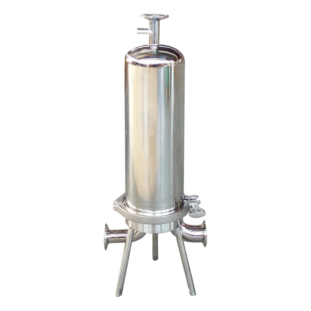 Stainless Steel Vessel 5 Micron Types of Single Cartridge Filter
