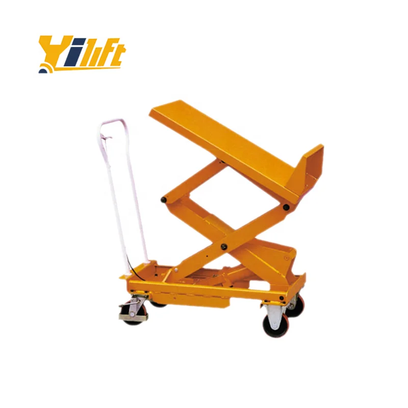 Yi-lift Tilt Scissor Lift Platform Foot Pedal Type 800kg Lift Tilt Table