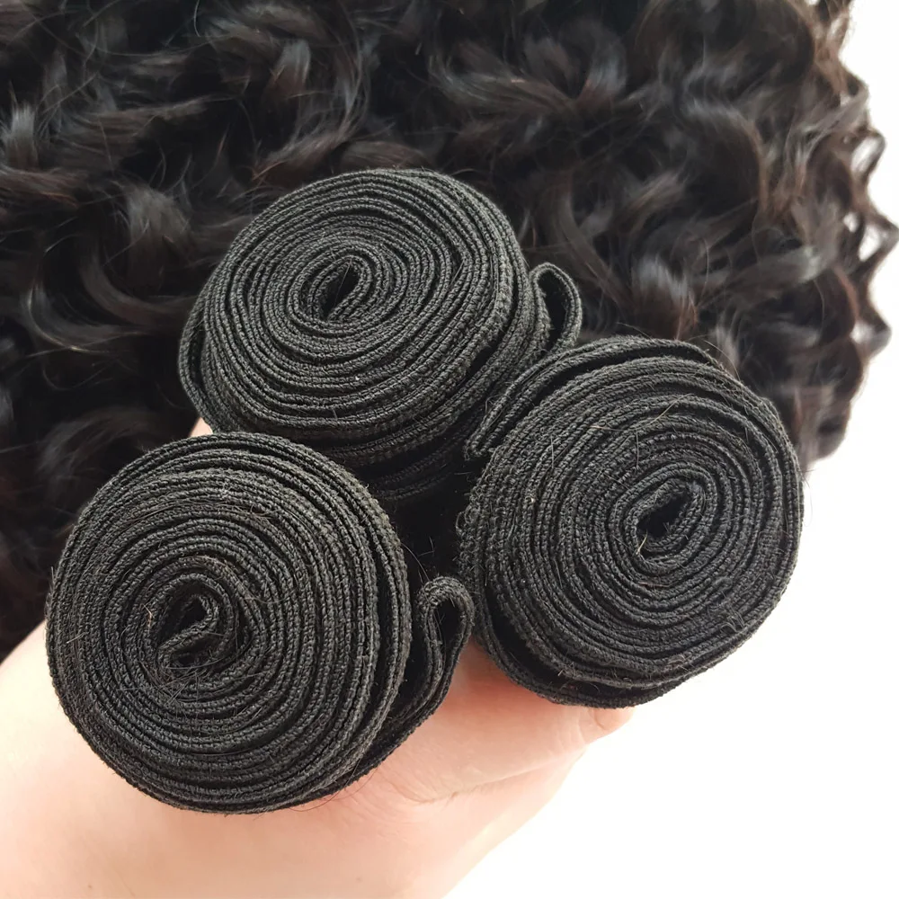 Angels Hair Weaves kenya grade 10a water wave brazilian hair 3 bundles with closure,directional cuticle aligned hair from india
