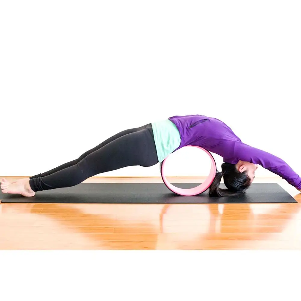 BSCI factory Yoga Accessory ABS Yoga Balance Wheel Fitness Gym Exercise strong and druable Yoga Wheel