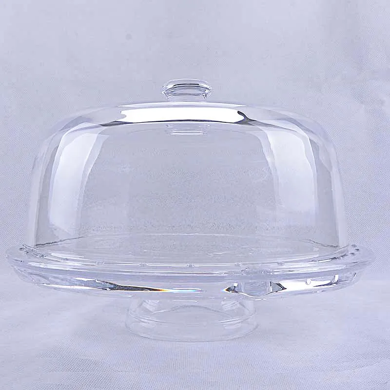 Multifunctional Glass Cake Stand and Dome