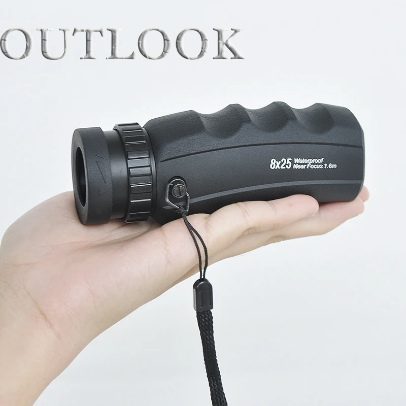 YJT0825D pocket HD waterproof handheld monocular 8x25 professional optical for hiking