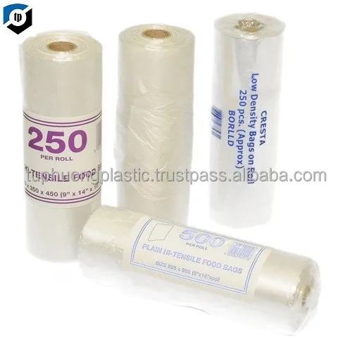 butcher plastic bag on rolls