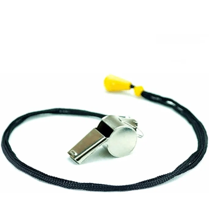 Популярный шнурок со свистком охранника/полицейский металлический шнурок со свистком с индивидуальным логотипом