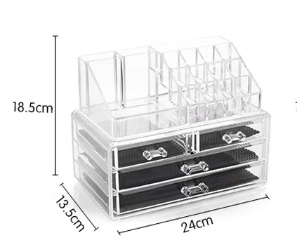 
acrylic cosmetic article organizer acrylic nail polish display racks 