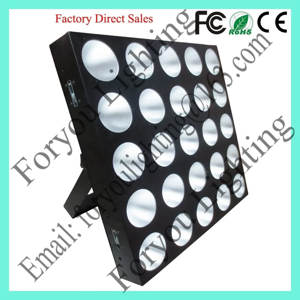 3-Year Warranty 5x5 25 Head DMX 25pcs 30Watt 25*30W 10W 3W RGB 3IN1 Wash Panel Pixel LED Matrix Light