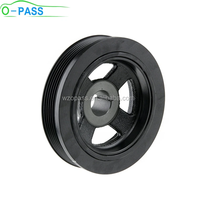 Ременной шкив коленчатого вала OPASS для двигателя Mitsubishi ASX Lancer Outlander RVR Delica PHEV & Peugeot 4008 1104A052 1,8 2,0 2,4