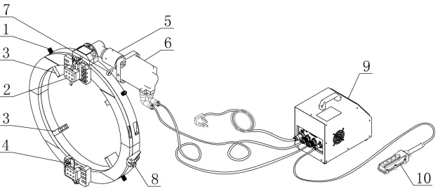 Electric Pipe Cutting And Beveling Machine Cold Cut aotai ISD Model Huawei Split frame