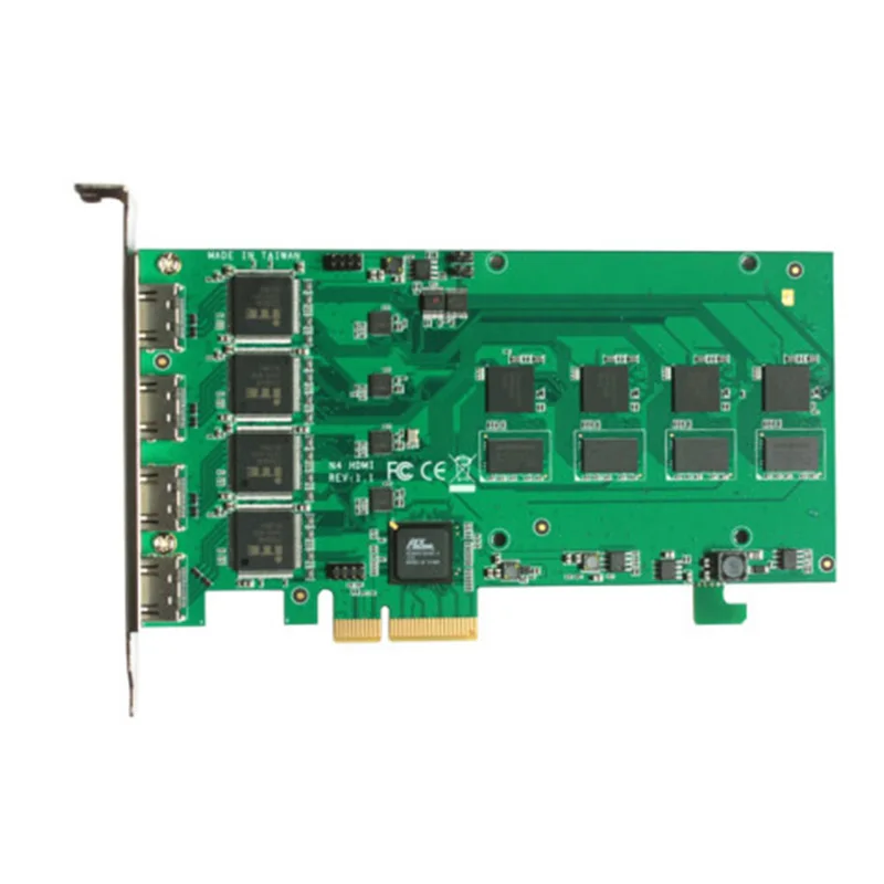 4 channel HDM1 video capture card PCIe 4U webcasting video capture card