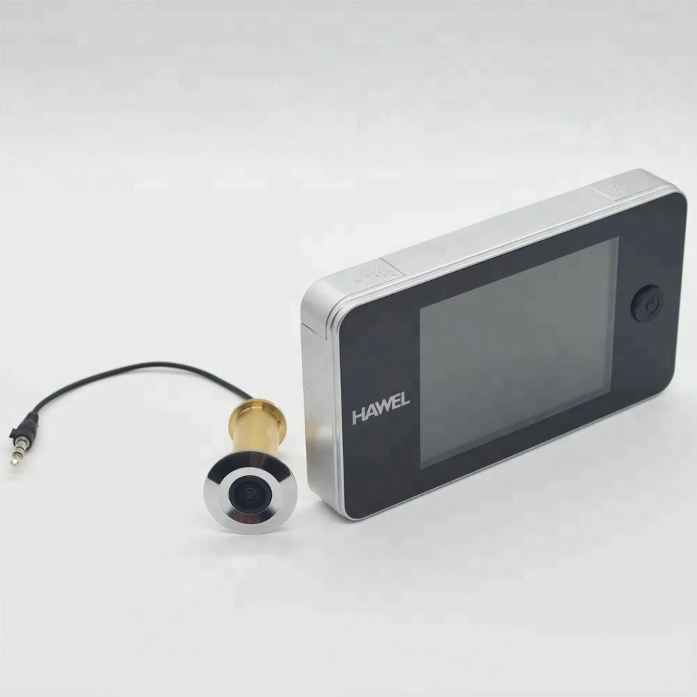3.5 inch magic mini button security eye door viewer camera for apartment