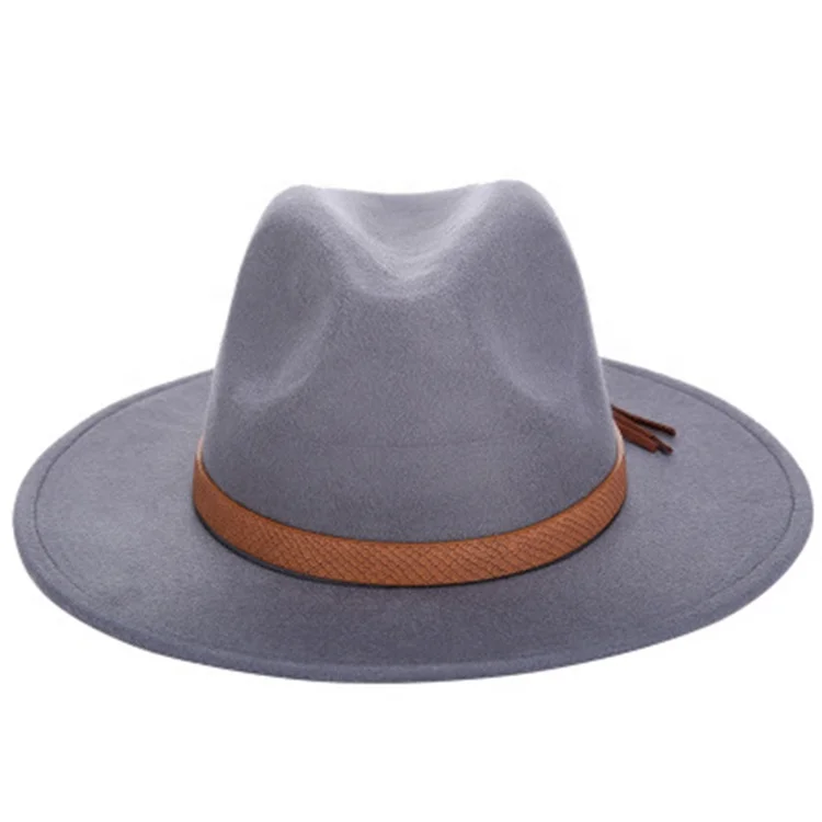 
Wholesale Summer Men High Quality Seaside Holiday Jazz hat Sunshade Straw Panama Fedora Hat With Belt 