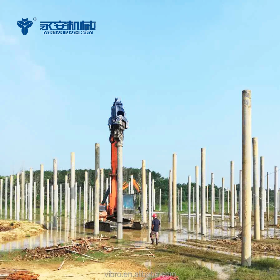 Widely Applied piling Machines V450 Excavator attachment