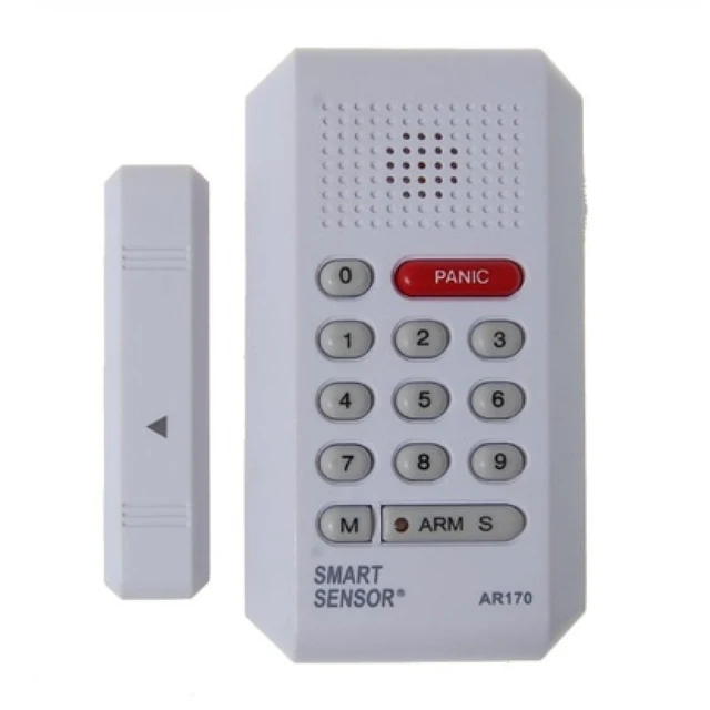Wireless Magnetic Sensor Door Alarm With Anti-Theft Code