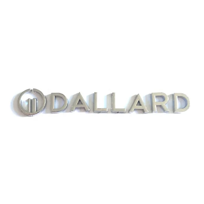 High Quality Separated Letter Type And  Car Sticker Style Custom Logo  Self Adhesive ABS Chrome Plastic Emblem