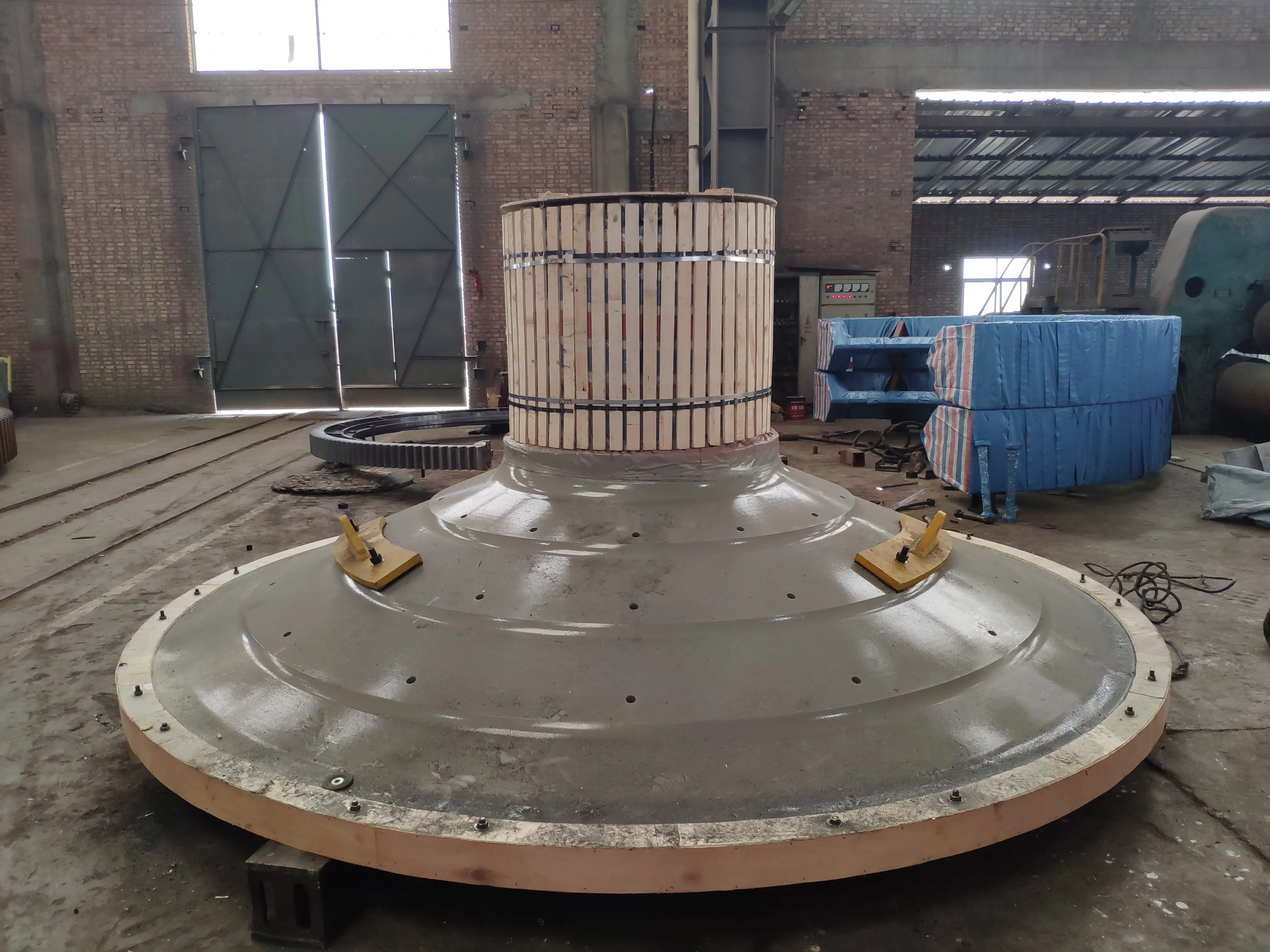 Heavy duty mill end cover/large size mill end cap/casting steel mill end housing