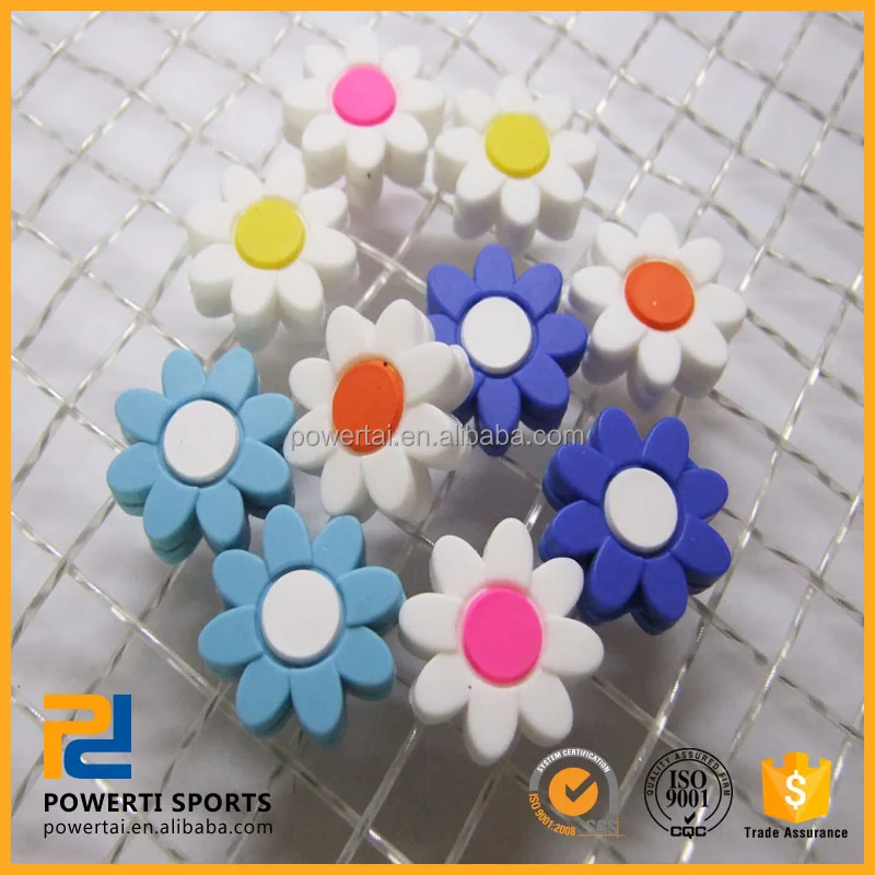 flower Silicone Vibration dampener tennis products/tennis racket/ Shock Absorber