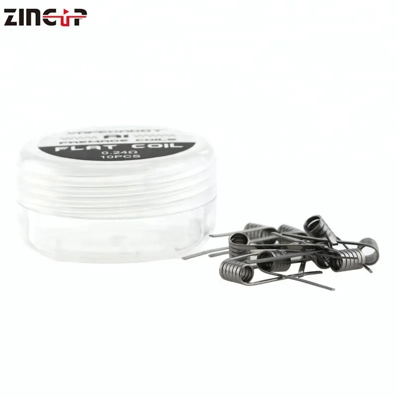 
Best Selling Heating Wire Nichrome/A1/Ni80 Vape Flat Prebuilt Coil 