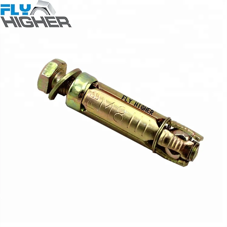 4PCS Heavy Duty Shield Anchor with Hex Bolt