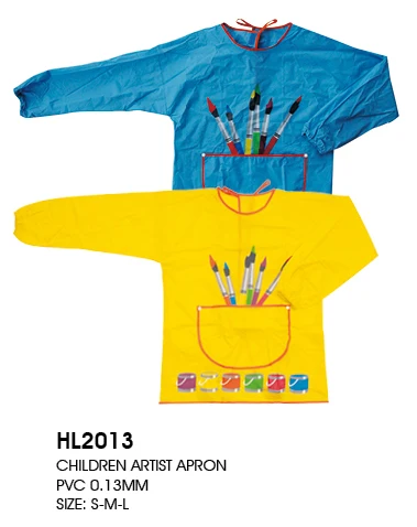 Children Waterproof Artist Painting Aprons Kids Art Smocks with Long Sleeve