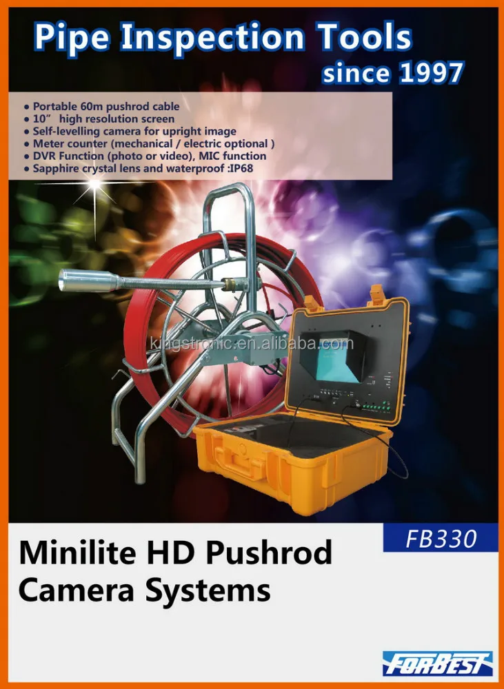 7mm Diameter Cable Customized Length Drain Pipe 23mm Hd 1080p Industrial Sewage Pipe Inspection Camera