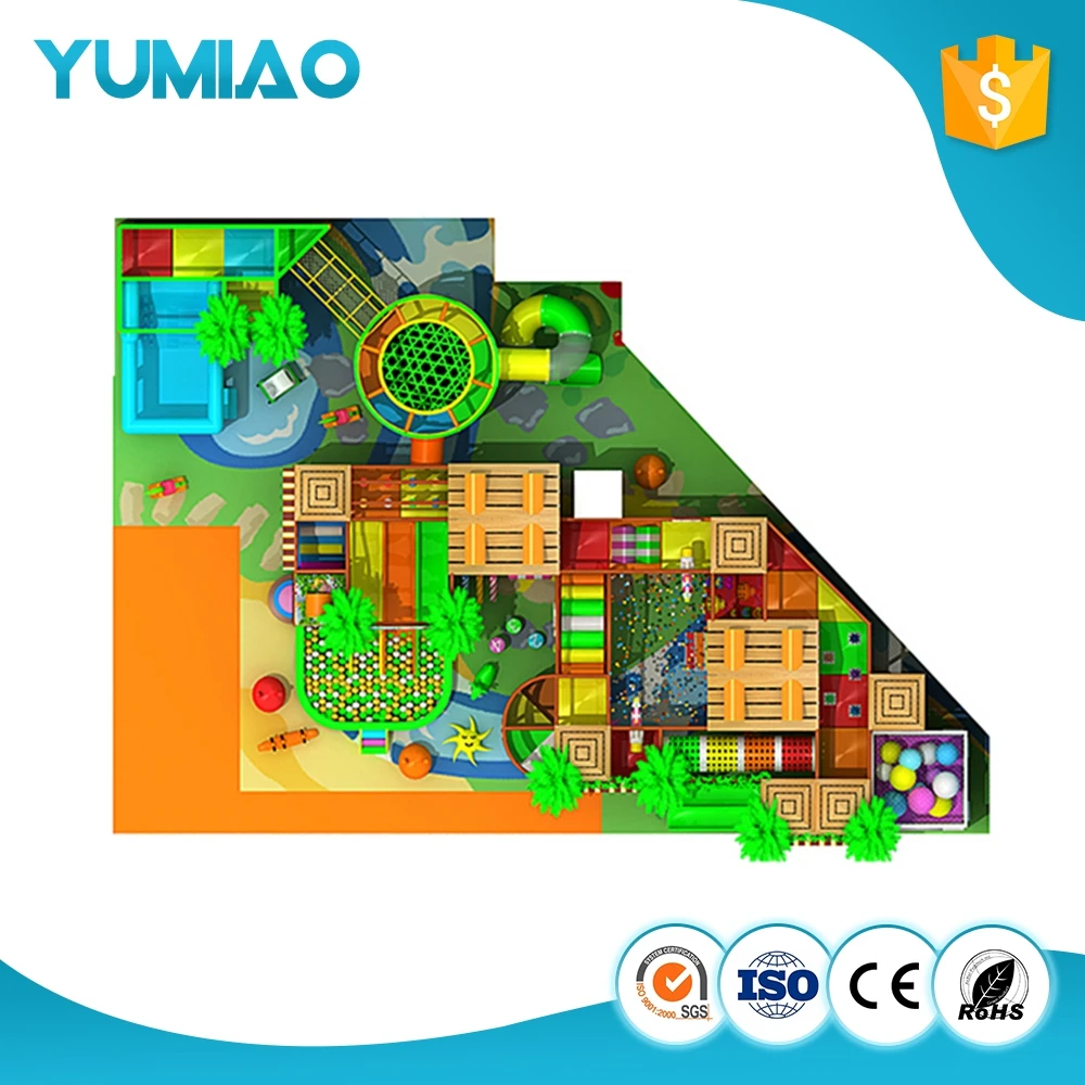 
Promotional canada commercial kids jungle gym tube slide indoor playground equipment for sale 