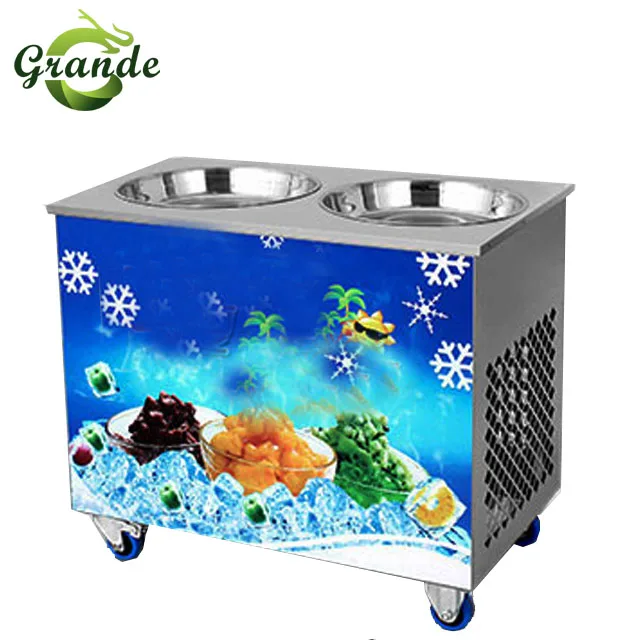 Cheap Commercial Lebanon Making Thai Rolled Ice Cream Machines/Maker