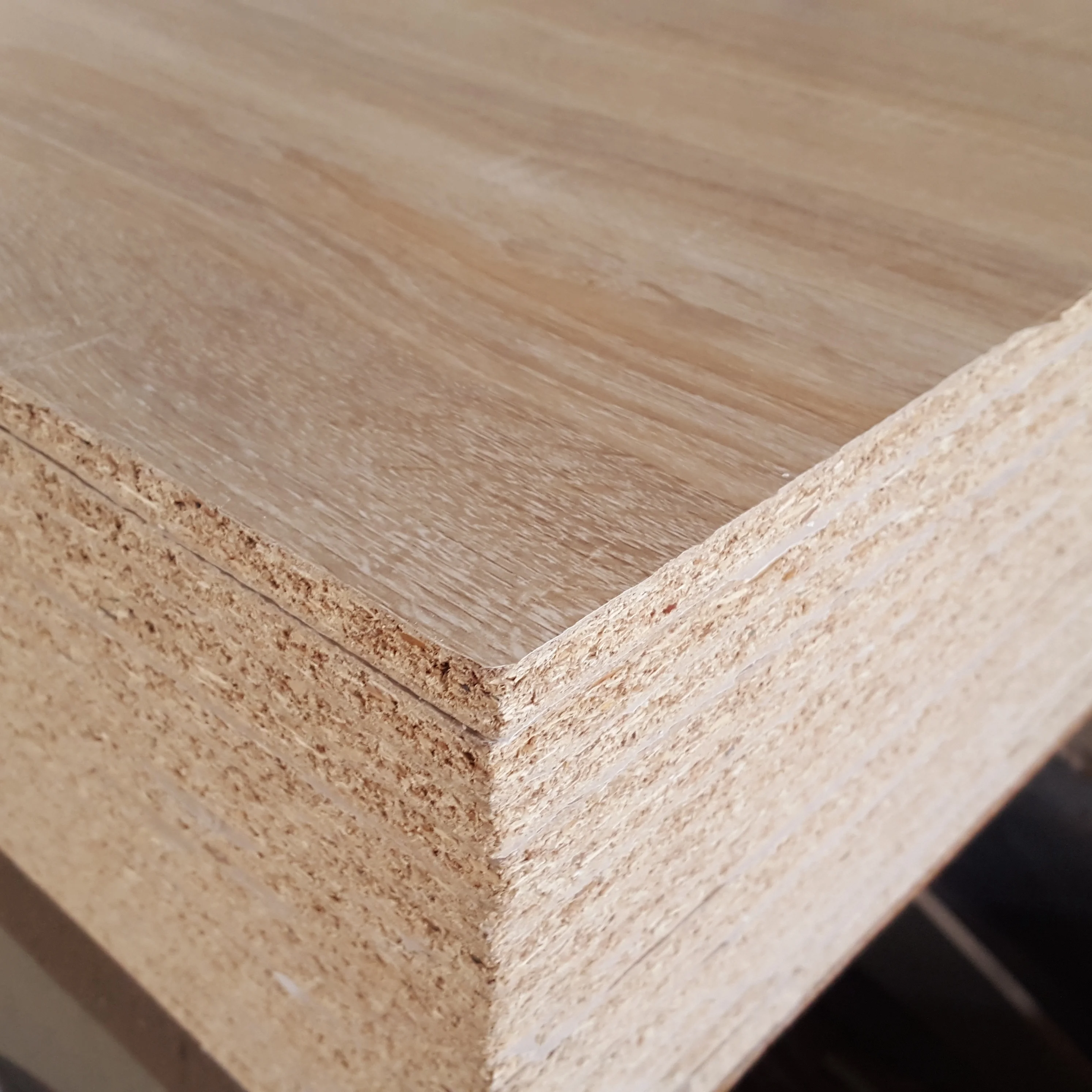 melamine faced chipboard  wood grain cheap 18mm melamine particle board/chipboard sheets for outdoor usage