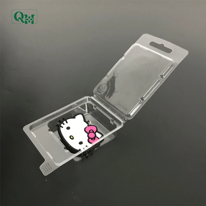 
High quality blister packaging PET box for Hello kitty key ring 