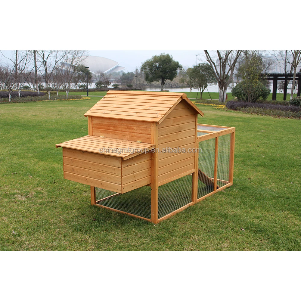 Chinese Fir Wood Chicken Coop Large Wooden Pet Cages