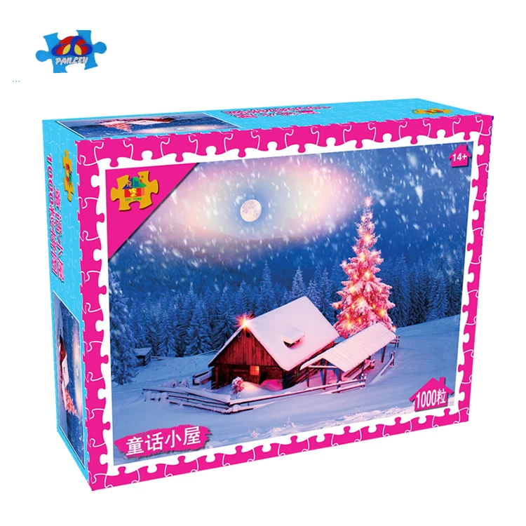 
New Best Selling Made in China Paper Puzzle 1000 Pieces Games for Children 