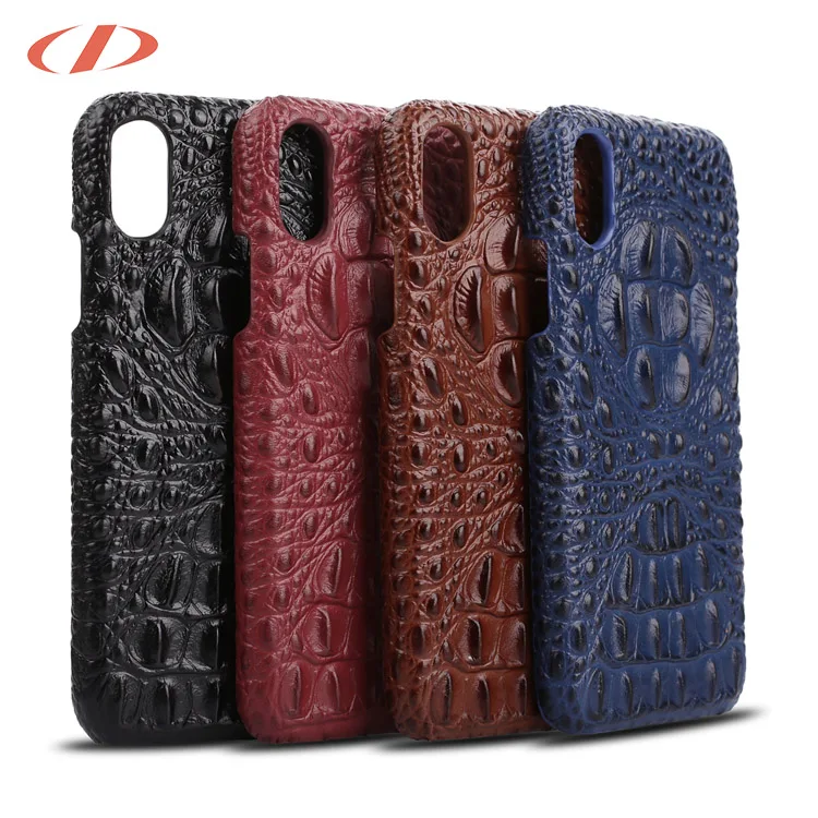 Прочный чехол из экзотической крокодиловой кожи для iPhone X, чехол с крокодиловой кожей, кожаный чехол с крокодиловой кожей