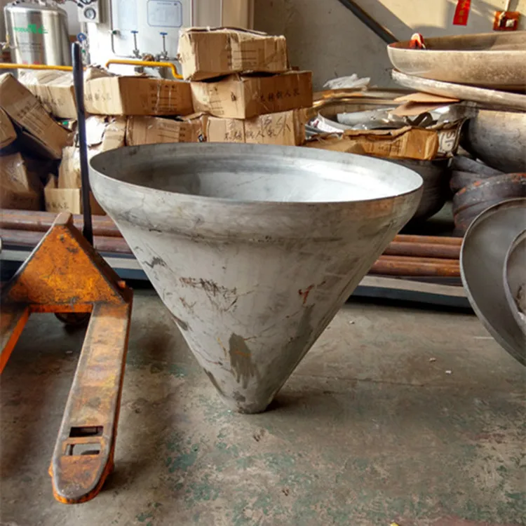 High quality conical dished head , steel cone, conical steel tube