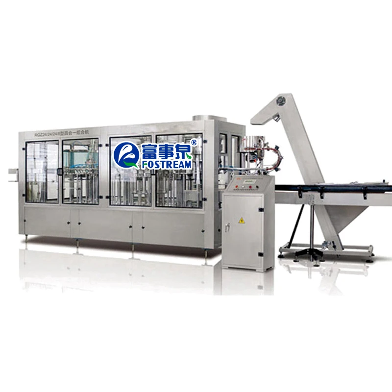 Full Automatic 3 In 1 CGF 14-12-5 3000Bph Water Bottling Plant Line Equipment