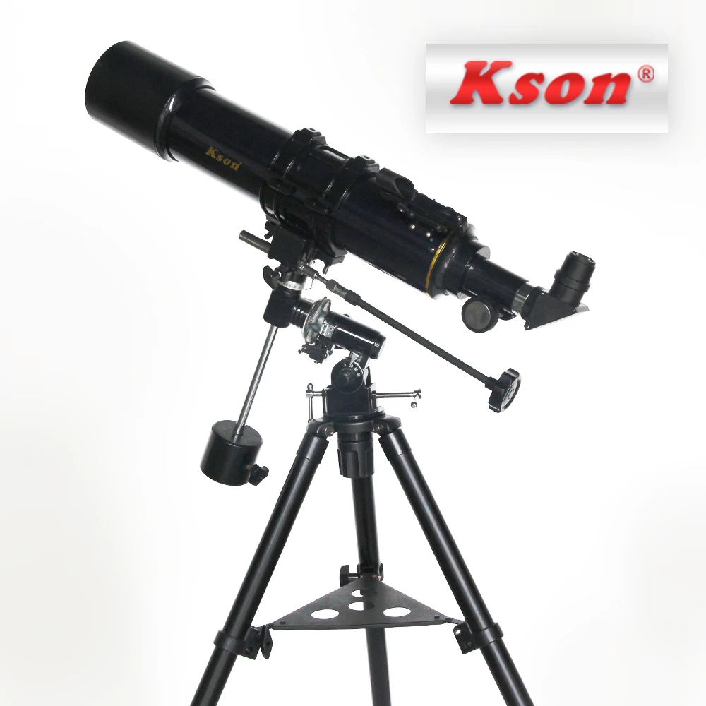 outdoor professional telescopes KTA60090EQ 600mm focal length equatorial refractors 90mm aperture astronomical telescope