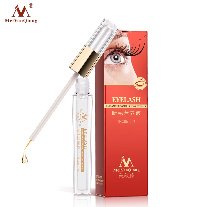 Травяное лечение для роста ресниц MeiYanQiong, жидкая сыворотка, лечение натуральных ресниц, удлинение ресниц