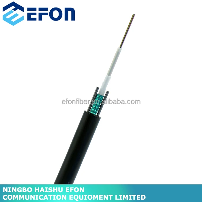 Uni-трубки устойчив к воздействию грызунов прямое захоронение бронированный 6 основных одномодовый волоконно-оптический кабель