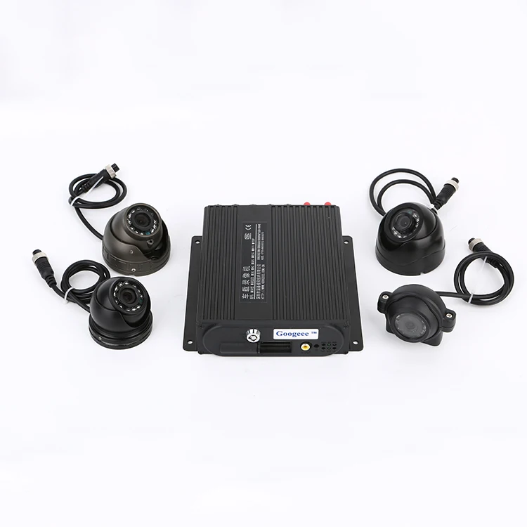 
Top quality 720p 3g gsm dvr 4ch mobile car video recorder 