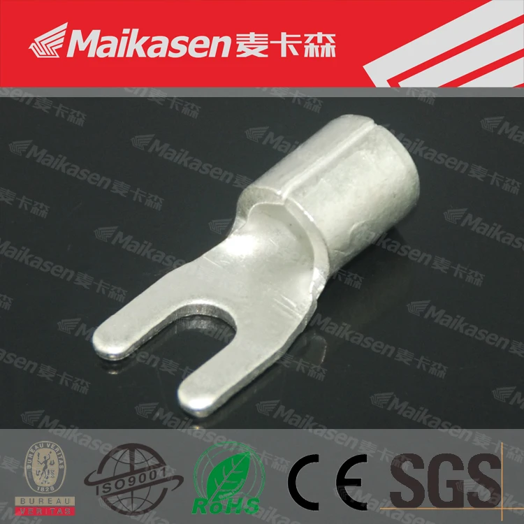 SNB тип маленький Y луженые неизолированные кабельные наконечники