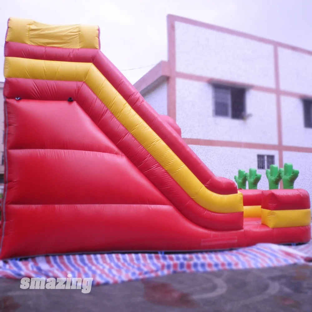 
Custom china Outdoor commercial double slide inflatable for kids 