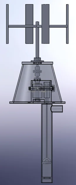 Ветровой Гибридный насос на солнечных батареях от 0,5 до 500 кВт