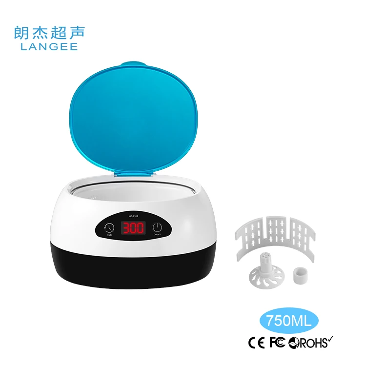 
Multi-function Household Mini 750ML Ultrasonic Jewelry Cleaner 