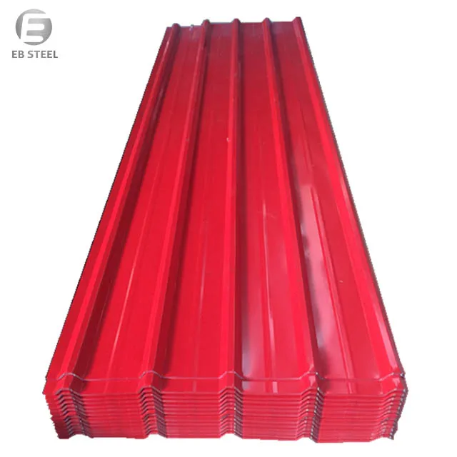 pgi roofing sheet long span colors 30 gauge corrugated steel rain protection rib type best price wholesale manufacturer